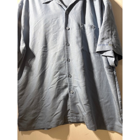 Weekender XL Shirt San Diego‎ Zoo Lion Embroidery Back Rayon Blend Blue Limited - Picture 6 of 7